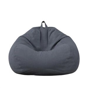 Housse de canapé paresseux, couleur unie, sans remplissage, Pouf