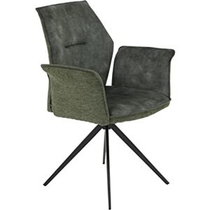 Apollo Susanne Fauteuil, Polyester Microfibre, métal Mousse, Vert, 1er Pack - Publicité