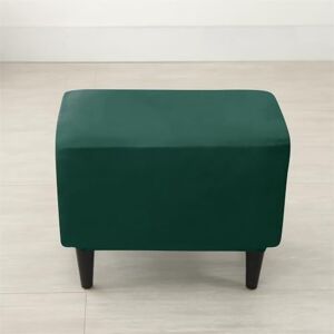 Highdi Velours Housse de Fauteuil à Oreilles 2 Pièces avec Housse Ottomane Extensible, Couverture de Fauteuil avec Housse de Coussin en T (55-65 cm (Housse Ottomane),Vert foncé) - Publicité