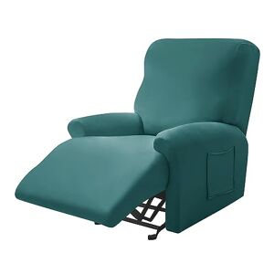 Highdi Housse de Fauteuil Relax Doux Extensible, Couleur Unie Housse de Canapé Antidérapante avec Poche Latérale, Protege de Meubles Lavable pour Fauteuil Inclinable (Turquoise,1 Place) - Publicité