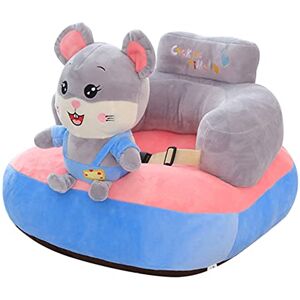 Starnearby Coussin de Canape Bébé sans Rembourrage Coussin Assise Bebe Fauteuil pour Enfant en Peluche Forme Animal Housse de Siège pour Bébé Siège de Sol pour Bébé Apprendre à S'assoire - Publicité