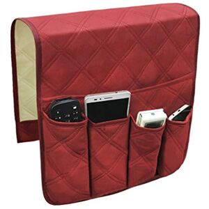 TINAYAUE Organisateur de Accoudoirs de Canapé Sac Rangement à Suspendre pour Canapé Fauteuil Organisateur à Suspendre en Polyester Multi-Pochette Support de Télécommande TV pour Magazine Livres Lunettes - Publicité