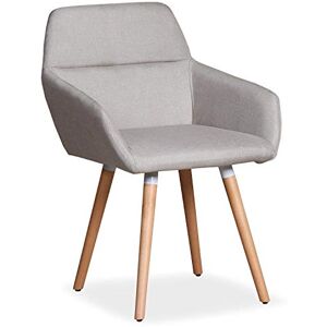 Menzzo Frida Fauteuil, Tissu, Beige, 58 - Publicité