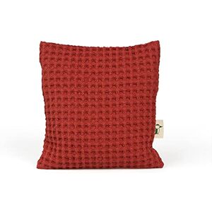 Grünspecht 697-V2 Coussin de graines de colza bio avec housse en tissu gaufré Terracotta GOTS - Publicité