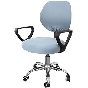 NIBESSER Housse de Chaise de Bureau Démontable Elastique Amovible Housse de Fauteuil Simplissime Style Protecteur pour Chaise de Bureau Chair Cover - Publicité