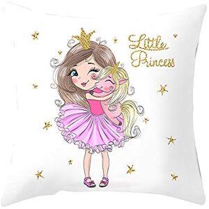 Ximai 45x45cm Housse de Coussin Taies d'oreiller Ma Petite Princesse ma Petite Fille #Poupée - Publicité