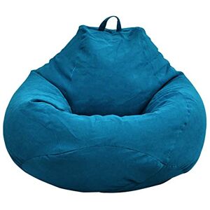 N/T Ghopy Housse de Pouf Poire Géant en Tissu L(100*120cm) pour Adulte Enfants, Pouf de Salon, pour Grand Canapé Grande Fauteuil de Salon Chaise Longue pour Intérieur Extérieur Bleu(sans Remplissage) - Publicité