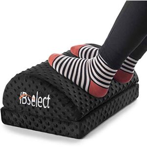 HBselect Repose-Pieds en Mousse à mémoire,Repose-Pieds sous Le Bureau, Coussin de Repose-Pieds Ergonomique en Mousse,Housse Amovible et Lavable, (1+1 Tissu Tomber) - Publicité