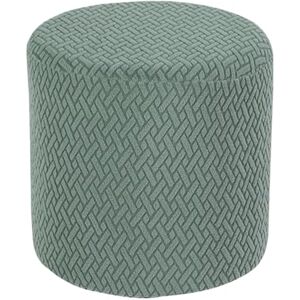 HHONGWYT Housse de Pouf Rond Petit 30x30cm/31x38cm/37x42cm Extensible Housse Ottomane (Personnalisation Support) Housse de Protection pour Pouf Rond Housse Repose Pied,#2,25x17cm - Publicité