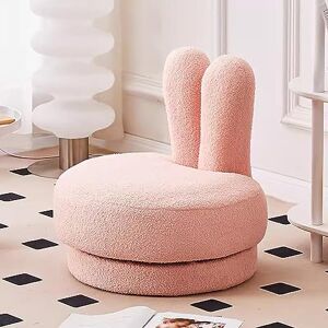 Canapé en laine d'agneau avec dossier, chaise de lecture idéale pour filles et garçons, repose-pieds rembourré pour salon, chambre à coucher - Publicité