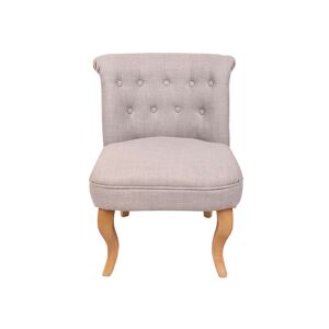 Conforama Fauteuil en tissu MARQUIS coloris gris