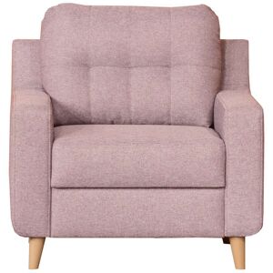 Conforama Fauteuil en tissu MIDLAND coloris rose