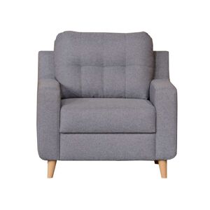 Conforama Fauteuil en tissu MIDLAND coloris gris - Publicité