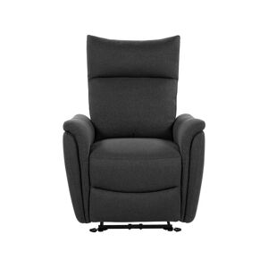 Conforama Fauteuil relaxation électrique en tissu MISSOURI coloris noir