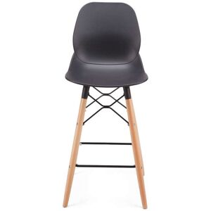 Conforama Tabouret OSLO hauteur 69 cm coloris noir