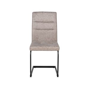 Conforama Chaise en tissu HAWAI coloris gris
