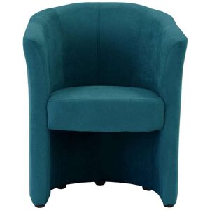 Conforama Fauteuil fixe NAOMI coloris turquoise