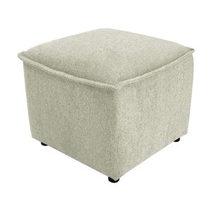 Conforama Pouf BOOGY coloris beige - Publicité