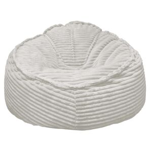 Conforama Pouf BIGGY coloris blanc - Publicité