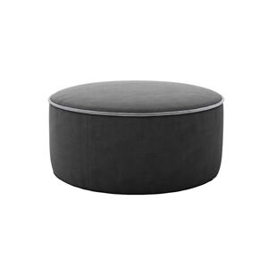 COTTA Pouf Pouf Cercle tissu big gris foncé diam.86 h.40