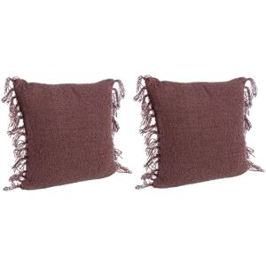 BIZZOTTO Coussin déco 2 Coussins Fatima Bordeaux 45X45