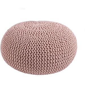 BIZZOTTO Pouf Pouf Tressé Blush Diamètre 80cm