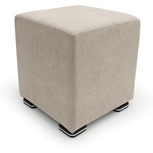 ALTEREGO DIVANI Pouf Pouf square tissu dublin taupe