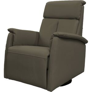 SPAZIO RELAX Fauteuil relaxation cuir William fauteuil manuel cuir Tortora 328