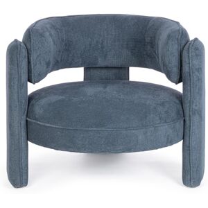 BIZZOTTO SALON Fauteuil tissu Aisha Bleu