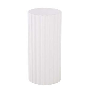 Maisons du Monde Bout de canapé colonne blanc Blanc 31x65x31cm