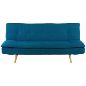 Maisons du Monde Canape clic-clac 3 places bleu petrole