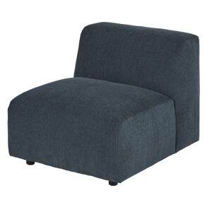 Maisons du Monde Chauffeuse pour canape modulable bleue Bleu 74x71x92cm