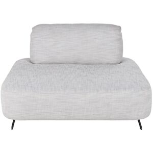 Maisons du Monde Chauffeuse pour canapé modulable gris clair Gris 125x84x125cm