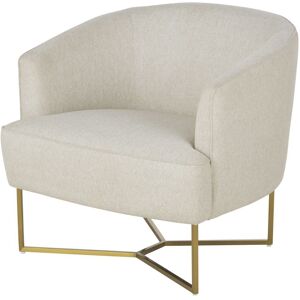 Maisons du Monde Fauteuil beige crème chiné - Publicité