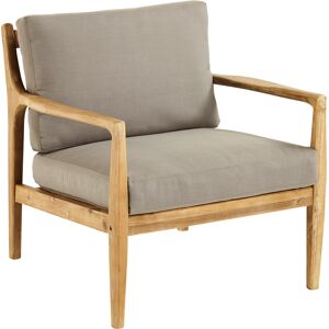 Maisons du Monde Fauteuil de jardin en acacia massif Marron 67x71x79cm