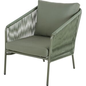 Maisons du Monde Fauteuil de jardin en resine vert kaki Vert 63x82x74cm