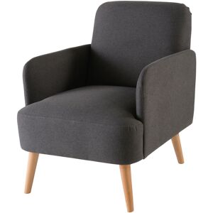 Maisons du Monde Fauteuil gris anthracite - Publicité