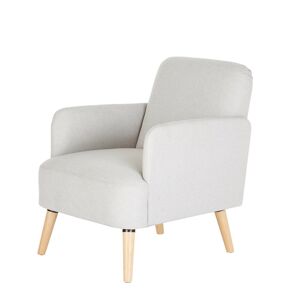 Maisons du Monde Fauteuil gris clair Gris 62x79x77cm