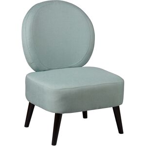 Altobuy Fauteuil crapaud tissu coloris vert d'eau