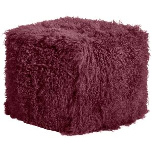 Sitting Point Pouf Cube Pamina Bordeaux