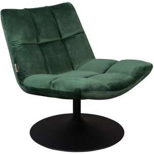 Dutchbone Fauteuil lounge en velours vert - Publicité