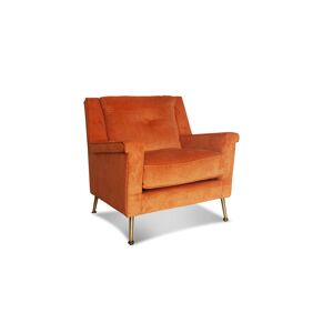 PIB Fauteuil en velours orange - Publicité