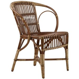 Chaise repas en rotin antique