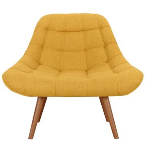 Rendez-Vous Deco Fauteuil en tissu jaune