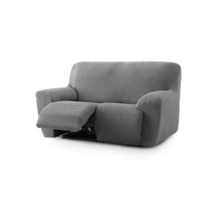 Eysa Housse de canapé 2 places relax extensible gris foncé 150 - 200