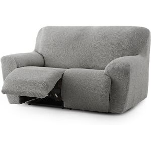 Eysa Housse de canapé 3 places relax extensible gris clair 200 - 260 cm