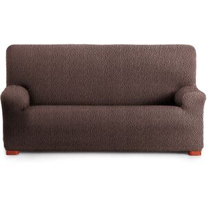 Eysa Housse de canapé 4 places extensible marron 210 - 290 cm Marron 290x120x210cm