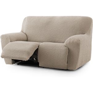 Eysa Housse de canapé 2 places relax extensible taupe 150 - 200