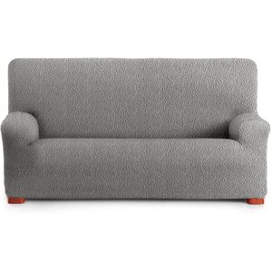 Eysa Housse de canapé 4 places extensible gris clair 210 - 290 cm Gris 290x120x210cm