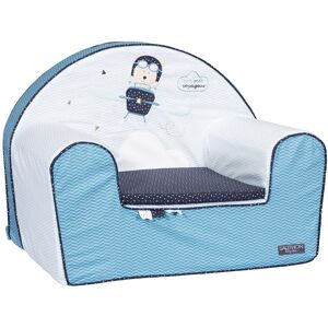 Sauthon Fauteuil club 42x51cm en coton Bleu